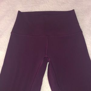 Purple cropped align legging